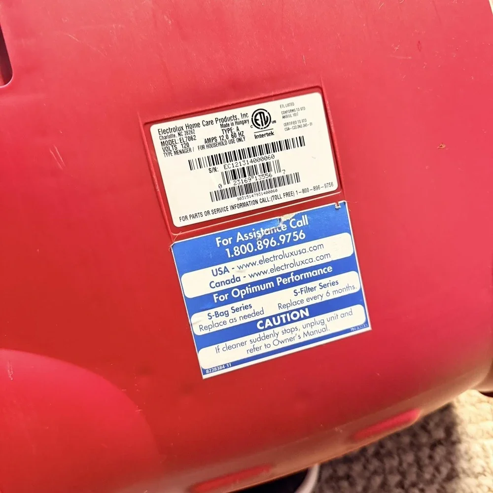 Electrolux oxygen canister